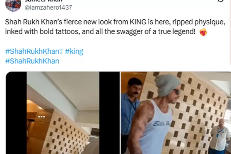 Tattoo dan Otot Shah Rukh Khan untuk Film 'King', Gambar Bocor di Media Sosial