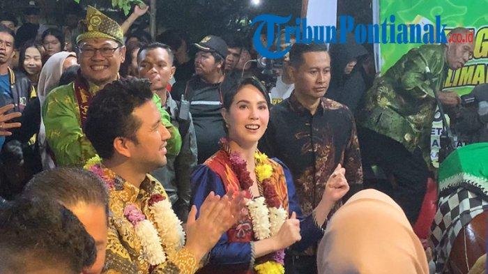 Momen Arumi Bachsin Menikmati Musik Jawa Timur di Pendopo Gubernur Kalbar