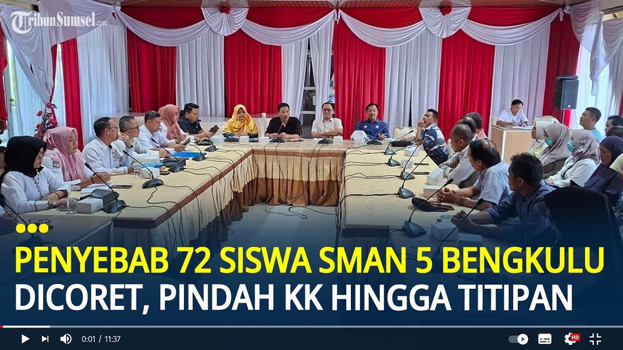 72 Siswa Dicoret! Penerapan Aturan Zonasi PPDB Bengkulu Diperketat